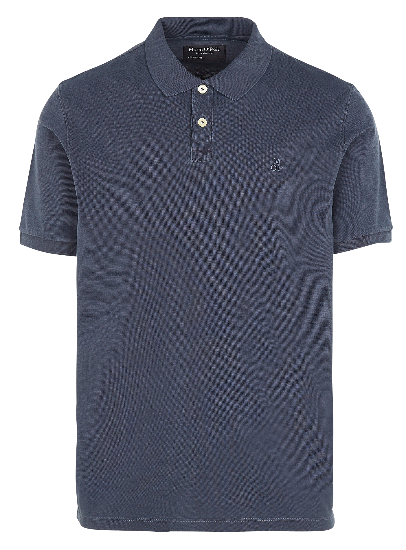 Polo regular-fit en coton bio | Bleu