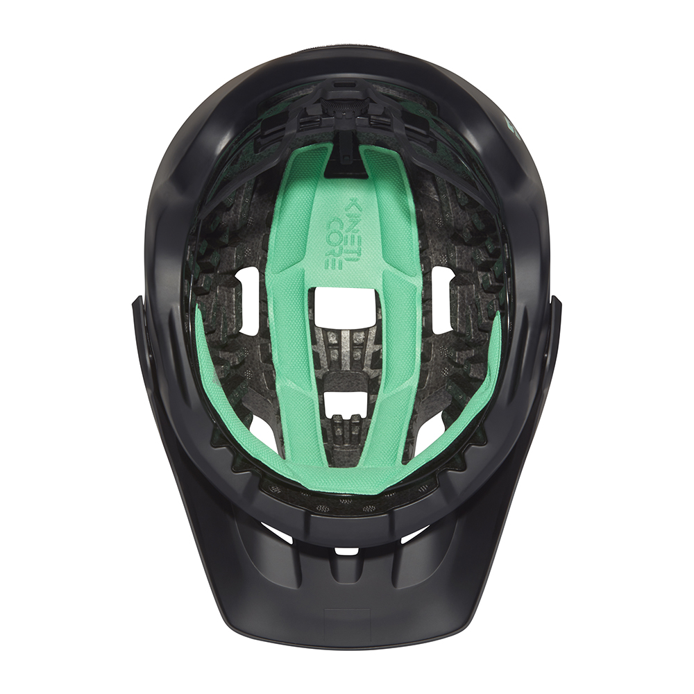 Lazer Jackal Kineticore MTB Hjelm Sort/Hvid