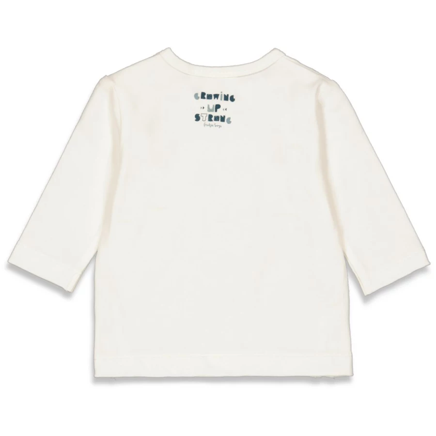Feetje Langarmshirt Family Offwhite