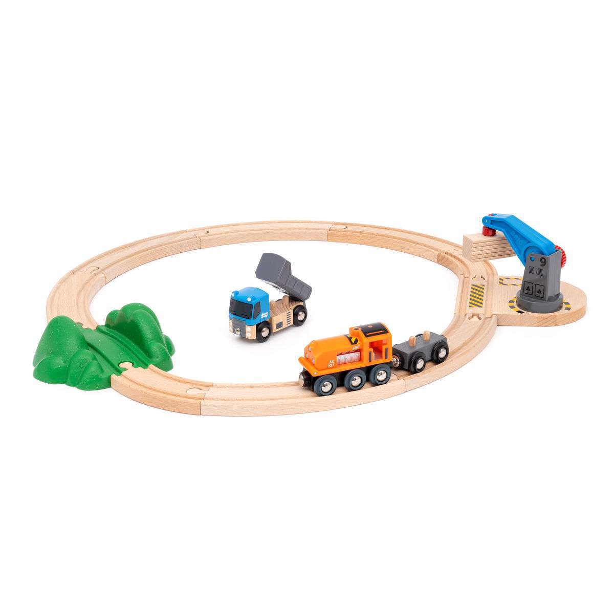 BRIO Spiel Starterset Güterzug mit Kran A