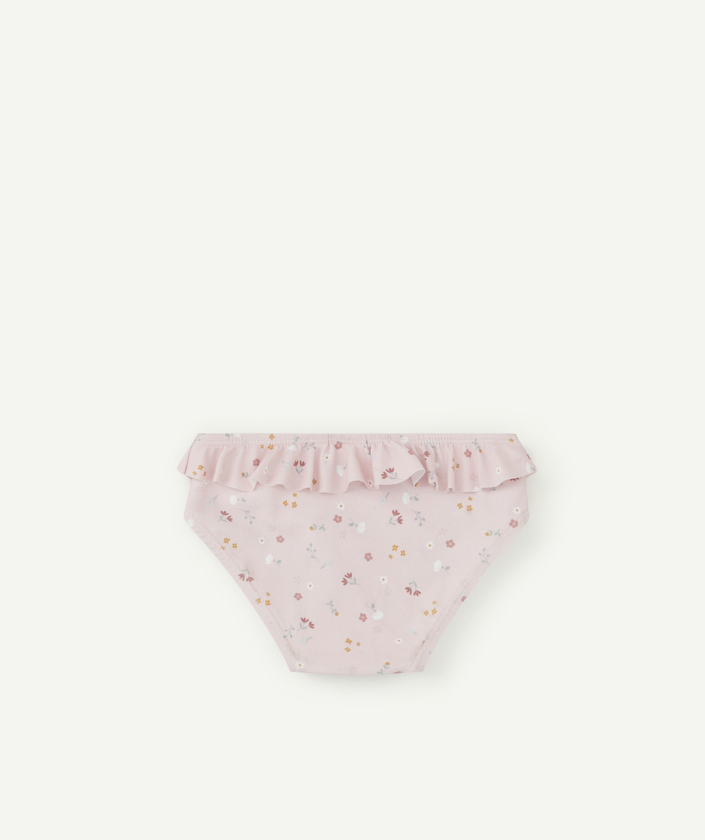 LITTLE DUTCHCULOTTE DE BAIN À VOLANTS ROSE AVEC IMPRIMÉ FLEURI EN POLYESTER RECYCLÉ