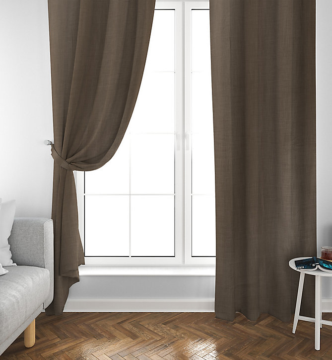 Rideau occultant Ornami thermique Tundra taupe L.240 x L.140cm
