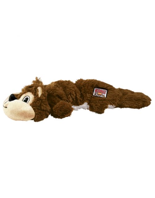 Kong Scrunch Knots Eekhoorn Bruin - Hondenspeelgoed