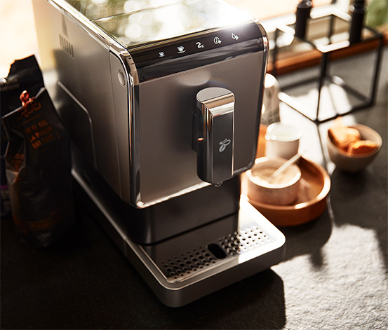 »Esperto Caffè« Tchibo Kaffeevollautomat, Silber