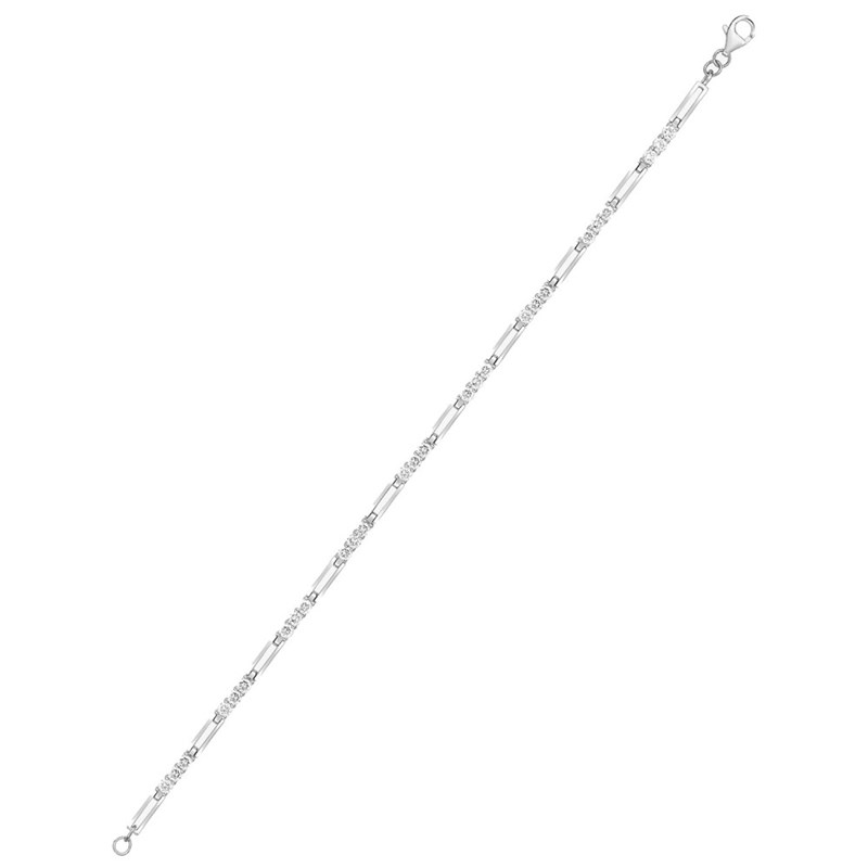 Bracelet Femme - Argent 925 - Longueur : 18 cm