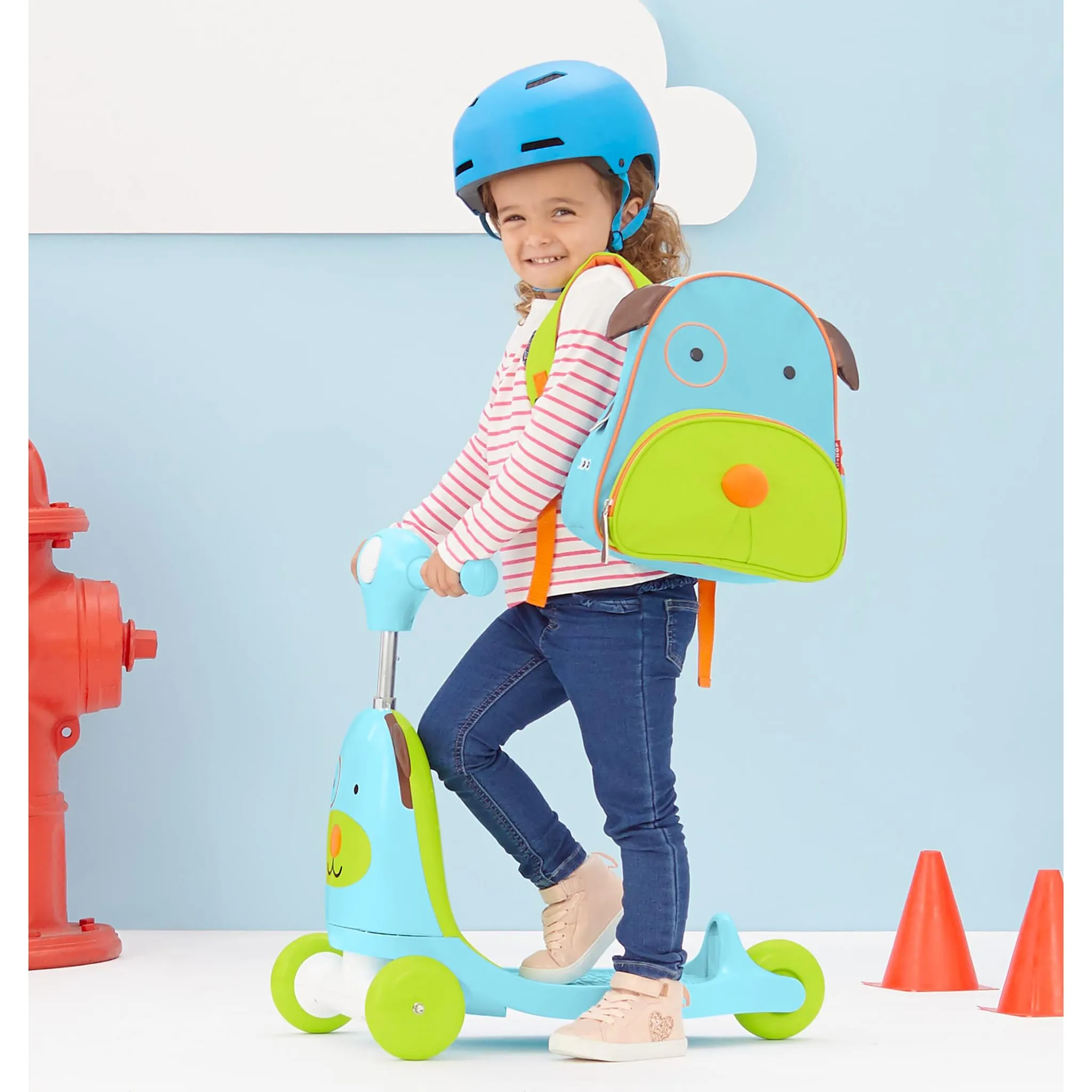 Skip Hop Trottinette 3-en-1 chien