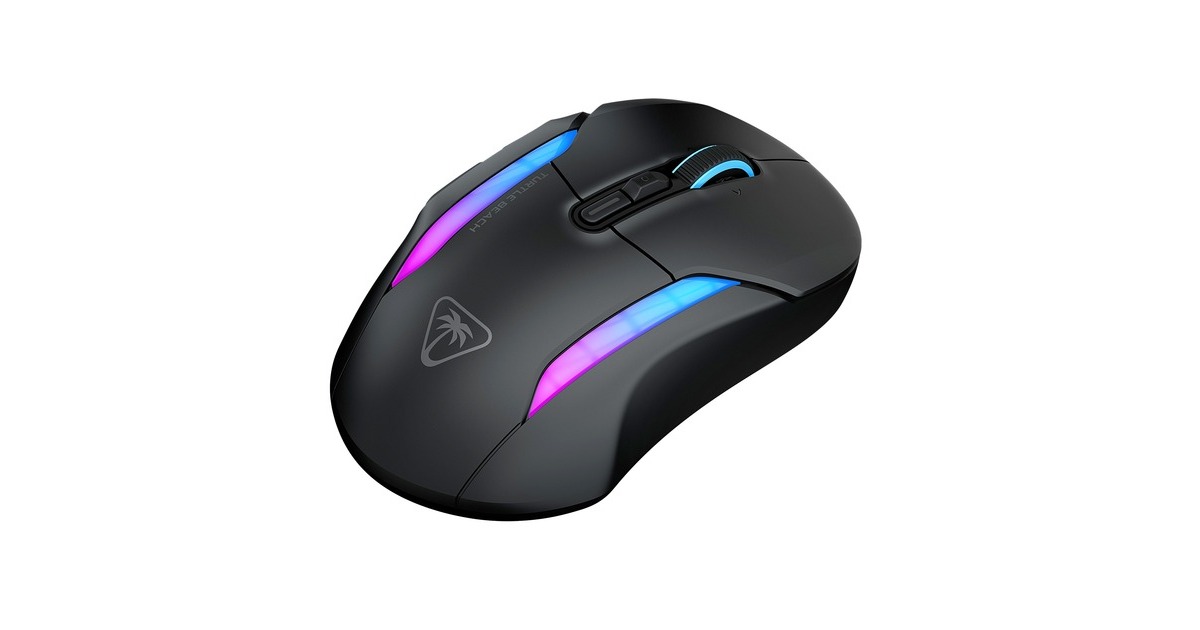Turtle BeachKone II Air gaming muis  (Zwart, 50 - 26.000 Dpi, RGB, USB / 2,4 GHz / Bluetooth)