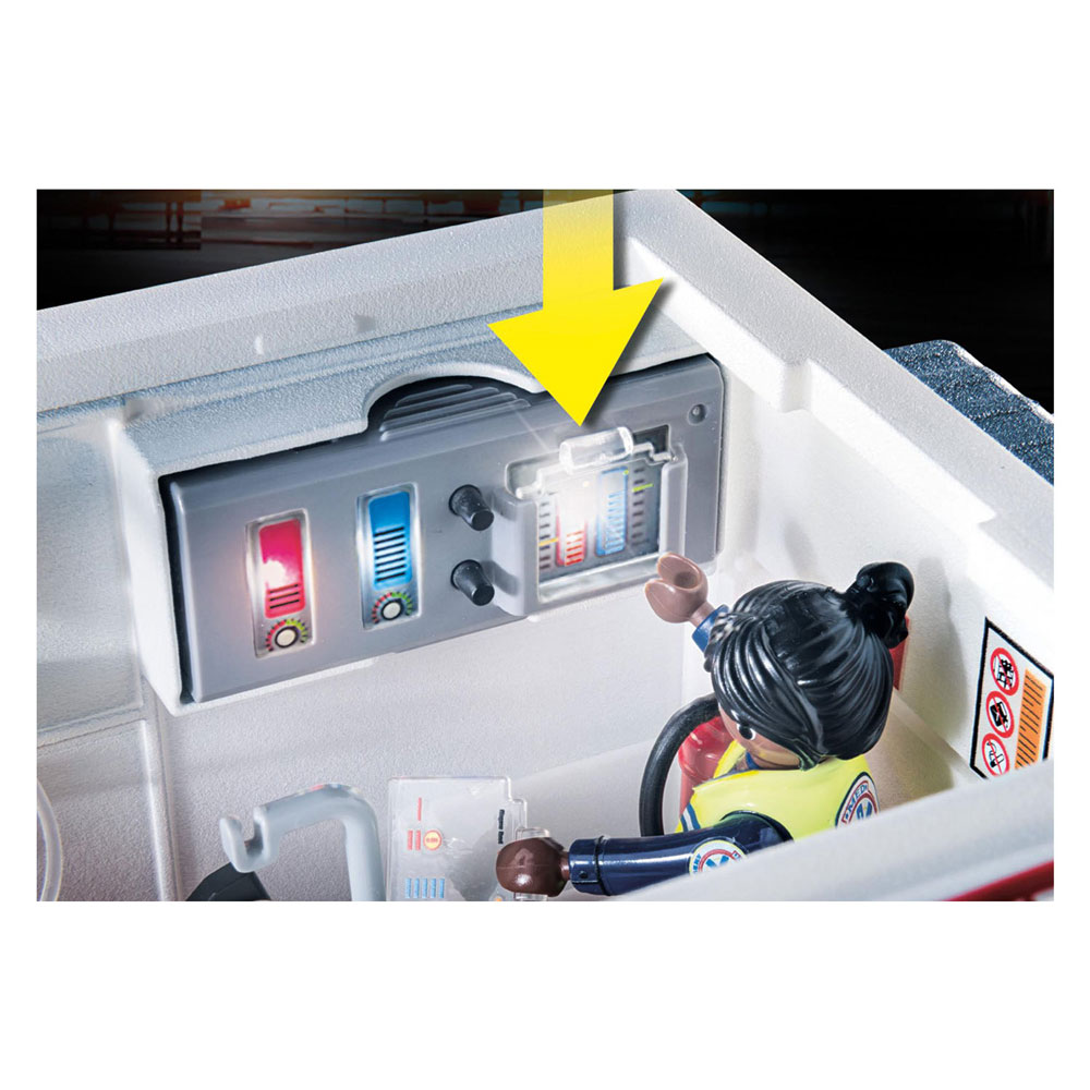 Playmobil Action Heroes Reddingsvoertuig: Us Ambulance - 70936