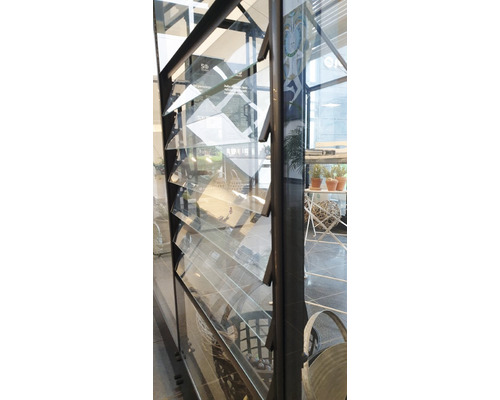 Halls Qube 60 x 60 cm zwarte lamellenventilator