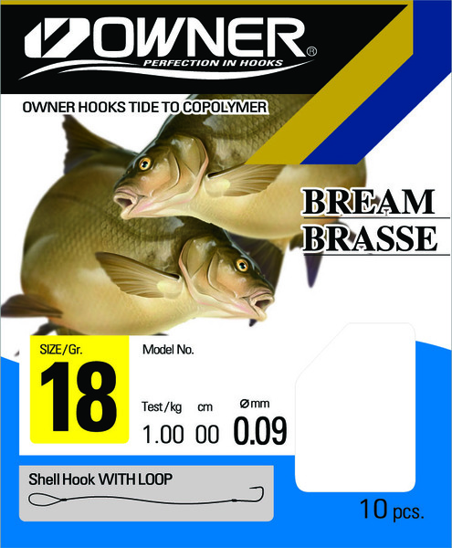 Owner Bream RL-340 70cm - Bas de ligne brème
