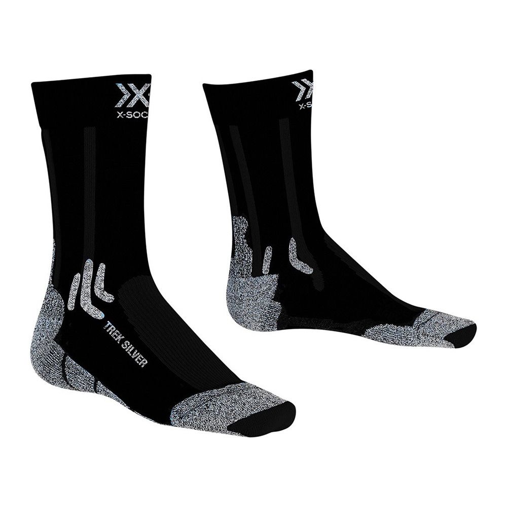 X-Socks TREK SILVER - Chaussettes noir/gris