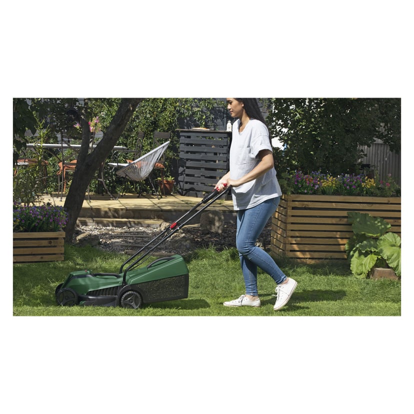 Batteridrevet gressklipper + gresstrimmer 18 V
