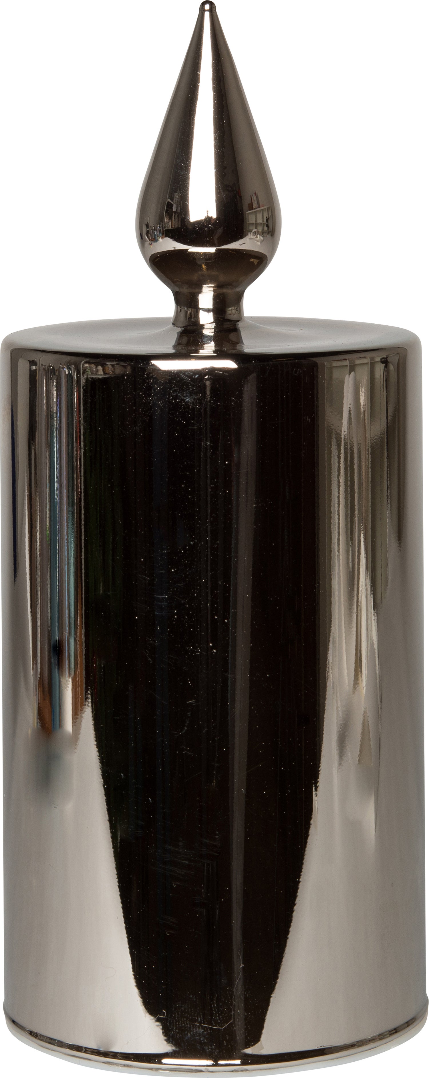 Intratuin LED kaars in glas brons D 9 H 20 cm