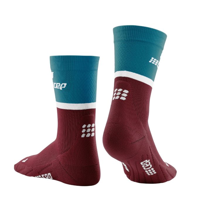 CEP Dame Strømper The Run Socks Mid Cut V4 Rød
