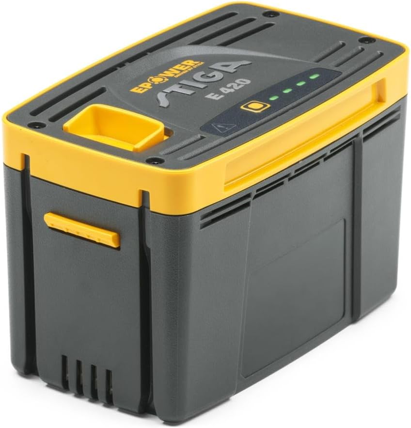 STIGA ePower E 420 Akku 48 V, 2 Ah Kapazität, Kompatibel mit Rasenmähern der Stiga 500er Serie und Handwerkzeugen der Stiga 700er und 900er Serie