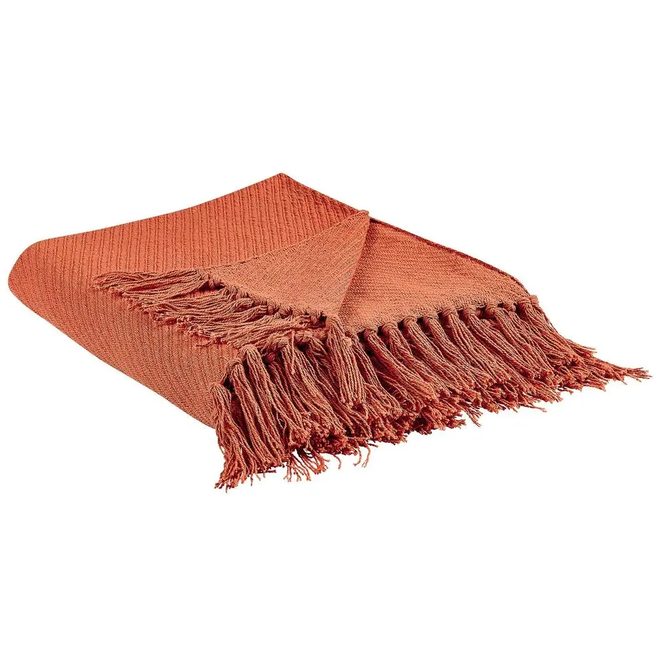 YARSA - Plaid - Rood - 125 x 150 cm - Katoen