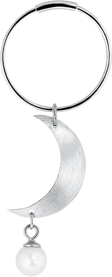 Jane Kønig Half Moon Creole with Pearl S�lv