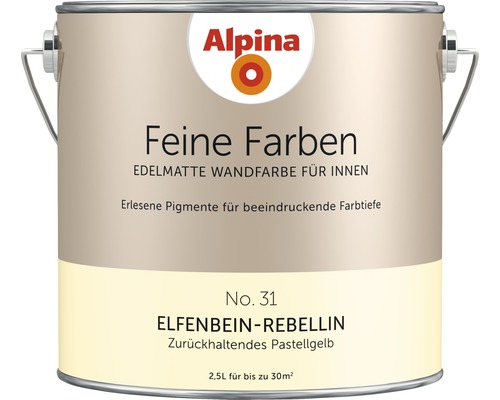 Alpina Fine Colors conserveermiddelvrij Ivory Rebel 2,5 l