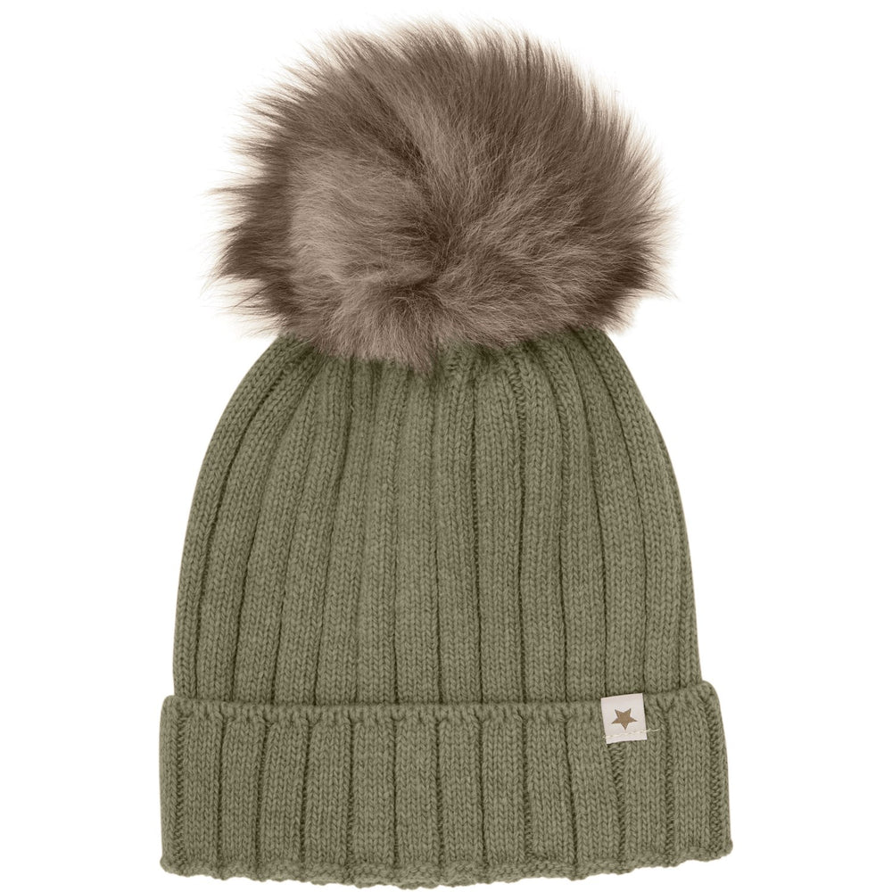 Køb Huttelihut Beetle Hue Strik Alpaca Pompom