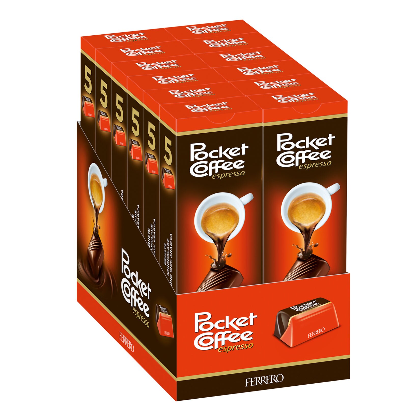 Ferrero Pocket Coffee 62 g, 12er Pack