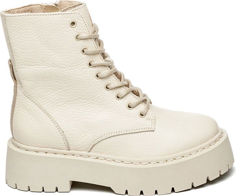 Steve Madden - Jskylar - Veterboots - Leer - Hakhoogte 5 cm