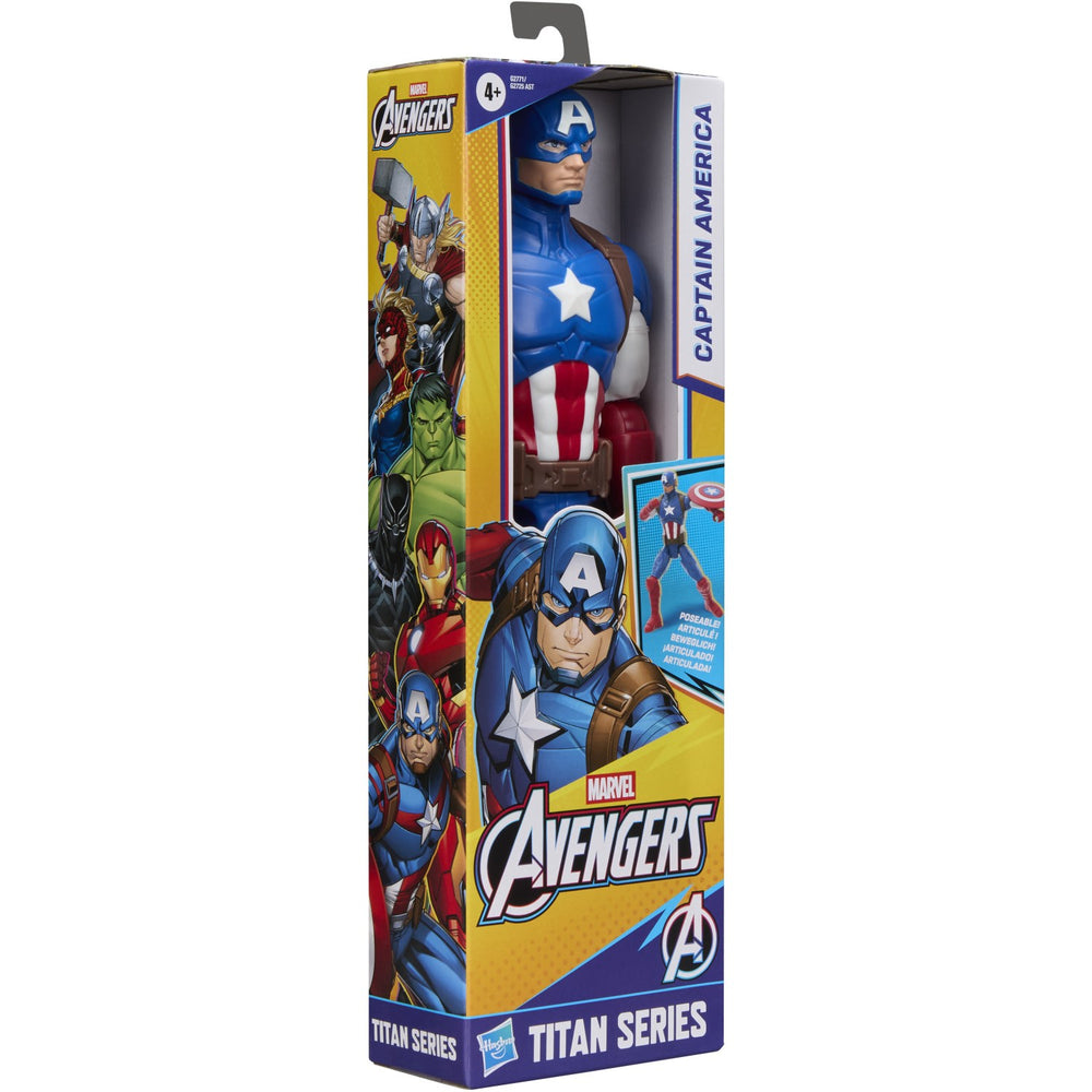 Køb Marvel Avengers Titan Figur 30 Cm V2 Captain America