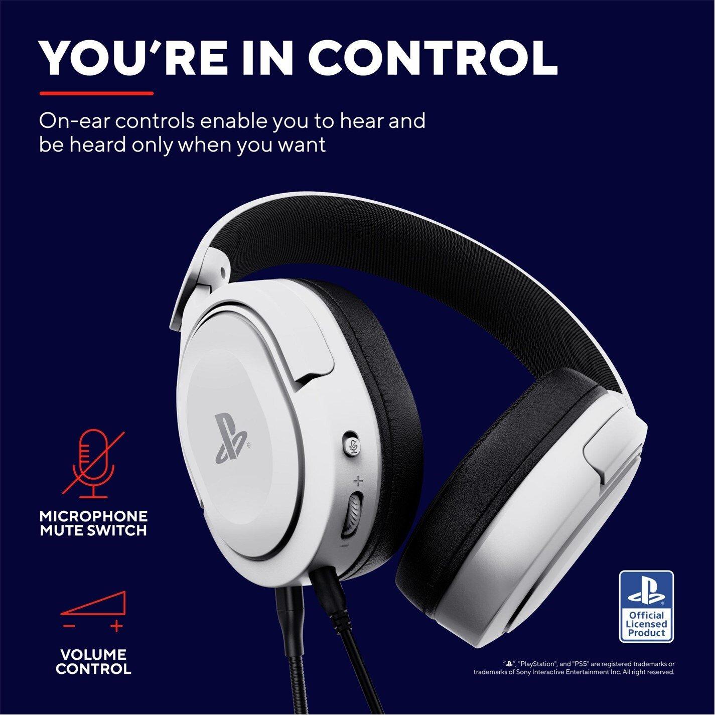 Trust GAME GXT 498W Forta Headset for PS5 White