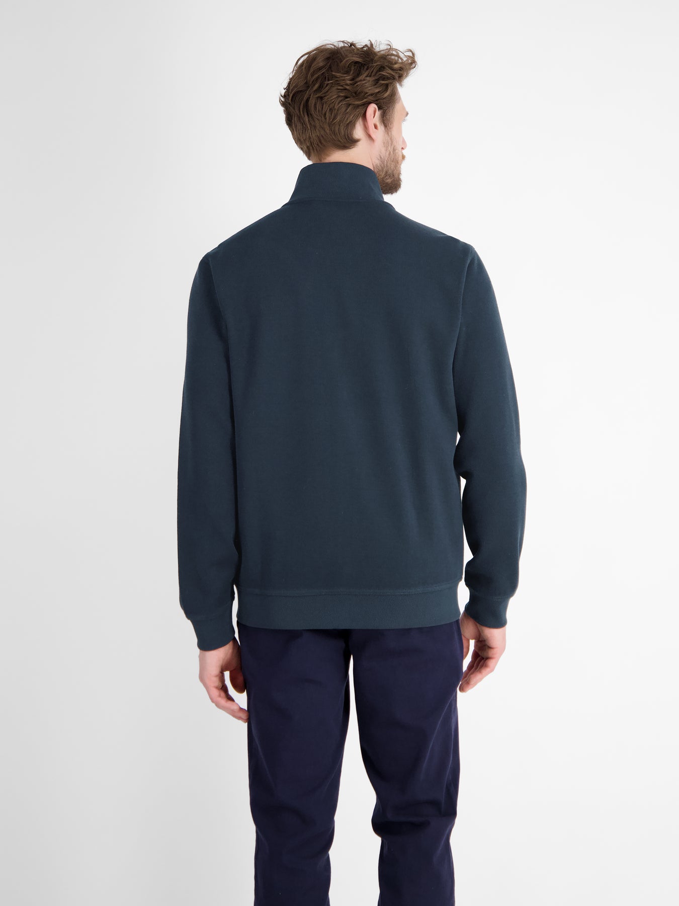 Sweatjacke, sportiv gerippt