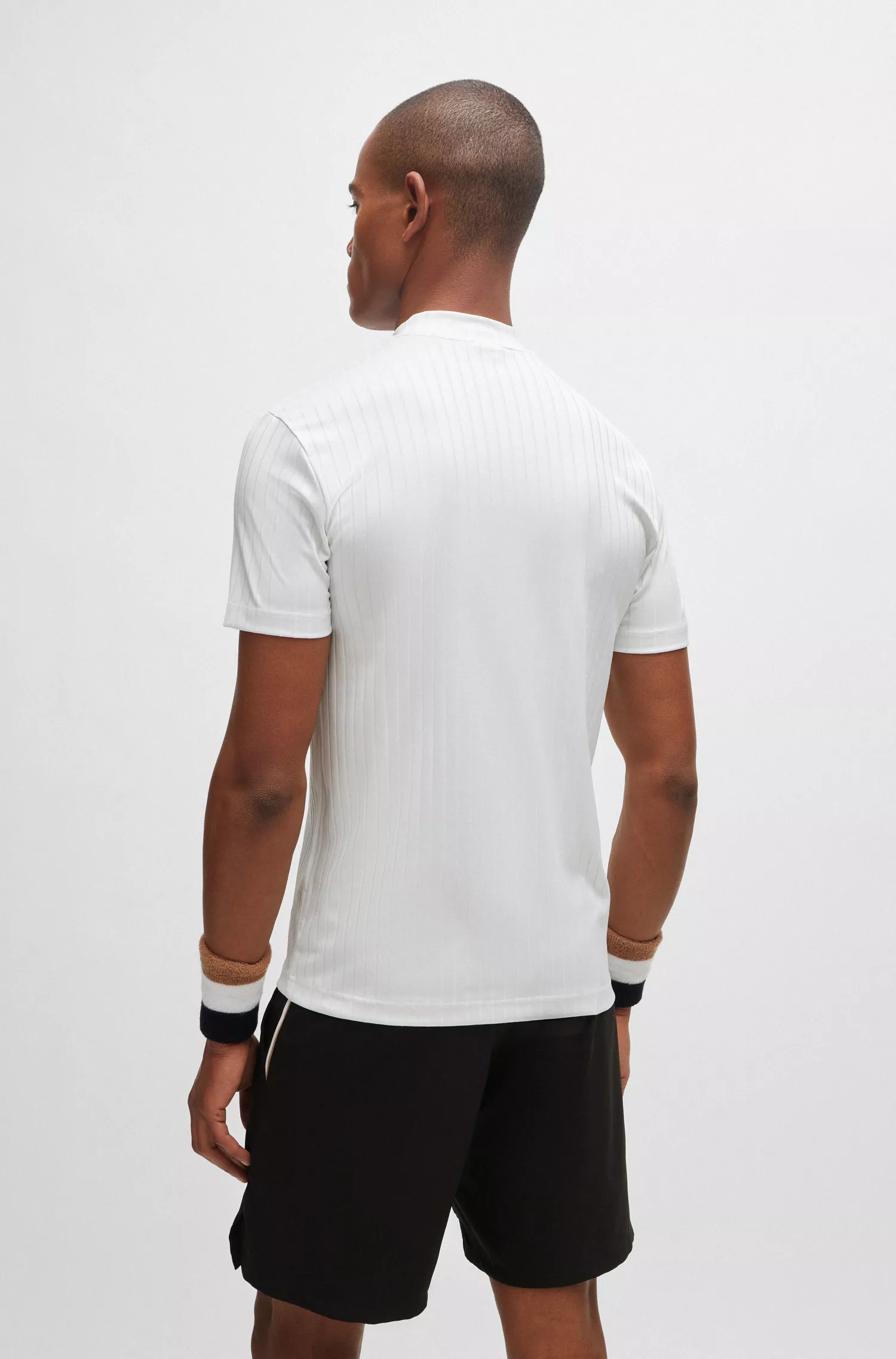 Camisa polo slim fit BOSS Green-BOSS x Matteo Berrettini