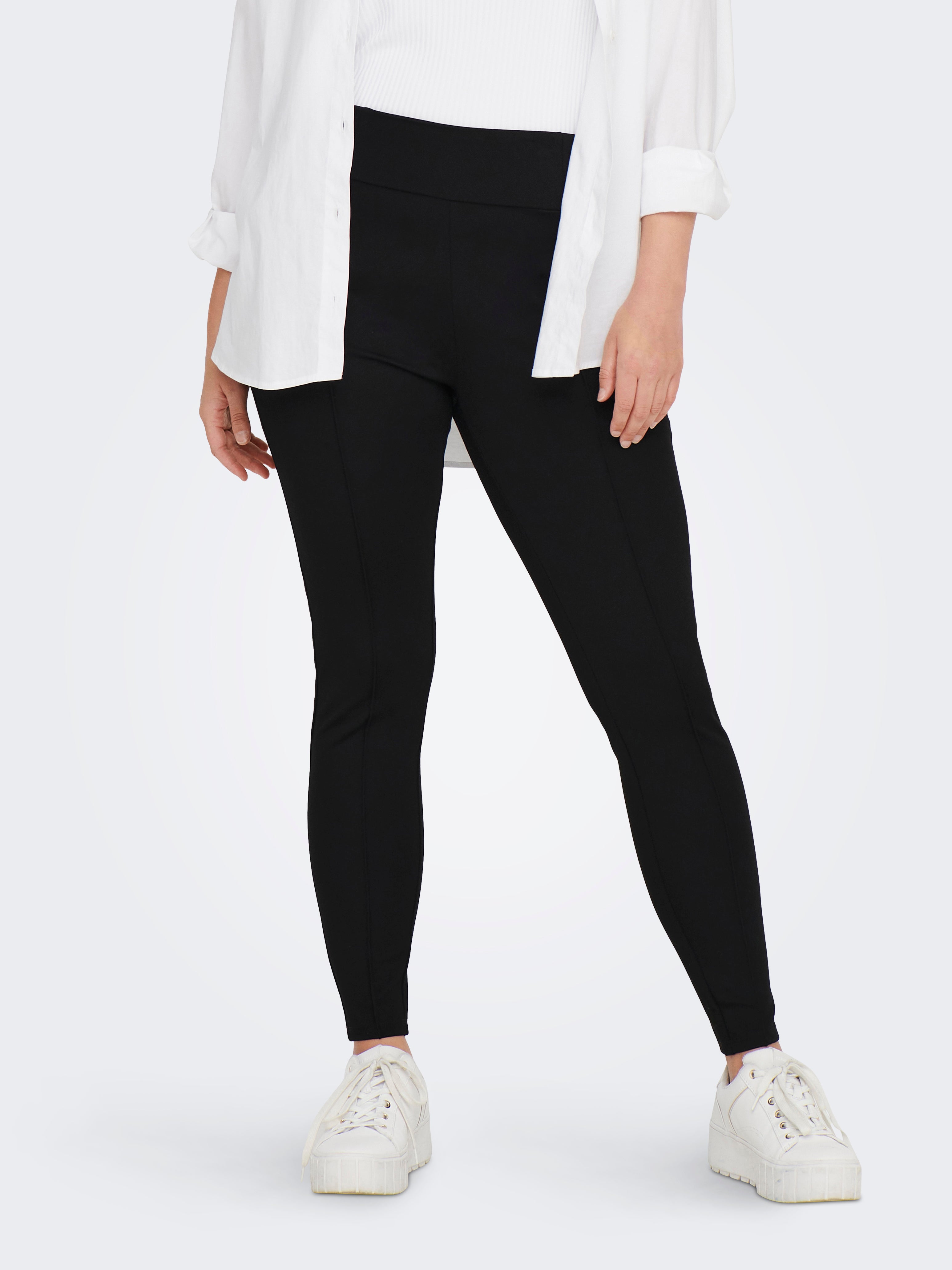 CARTAY Hohe Taille Skinny Fit Leggings Black