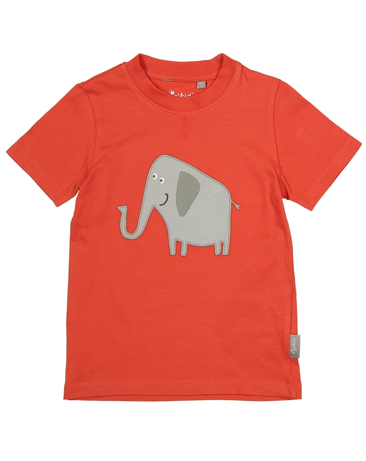 Schlafanzug ELEFANT lang in orange