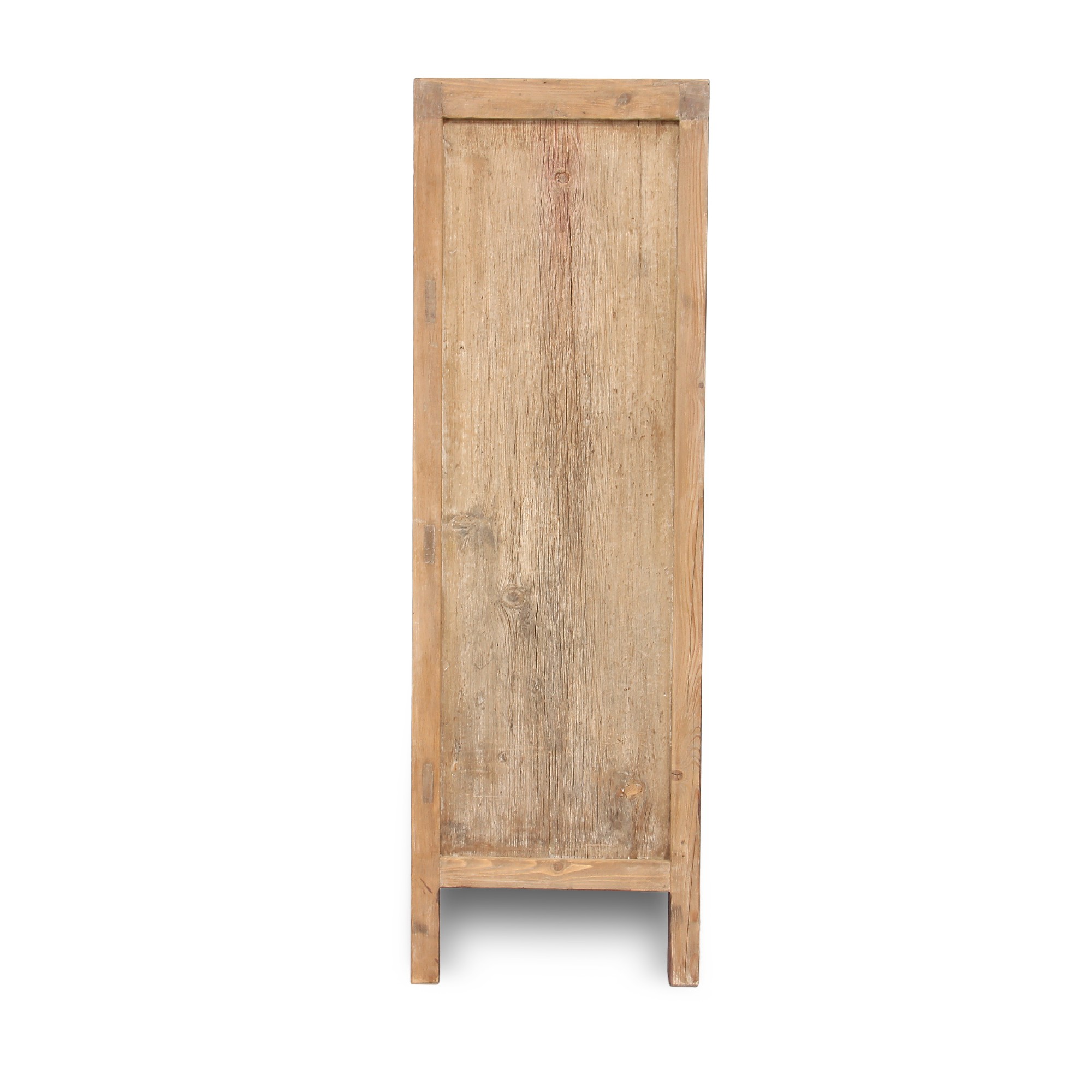 Schrank aus Pinienholz, 2 Türen, natur, T 45 cm, B 75 cm, H 140 cm von fischer's lagerhaus