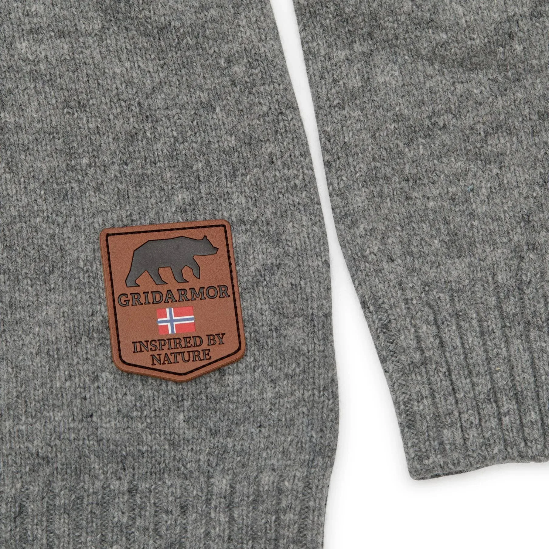 Gridarmor Snøstjerne Hz Ullgenser Men Grey Melange