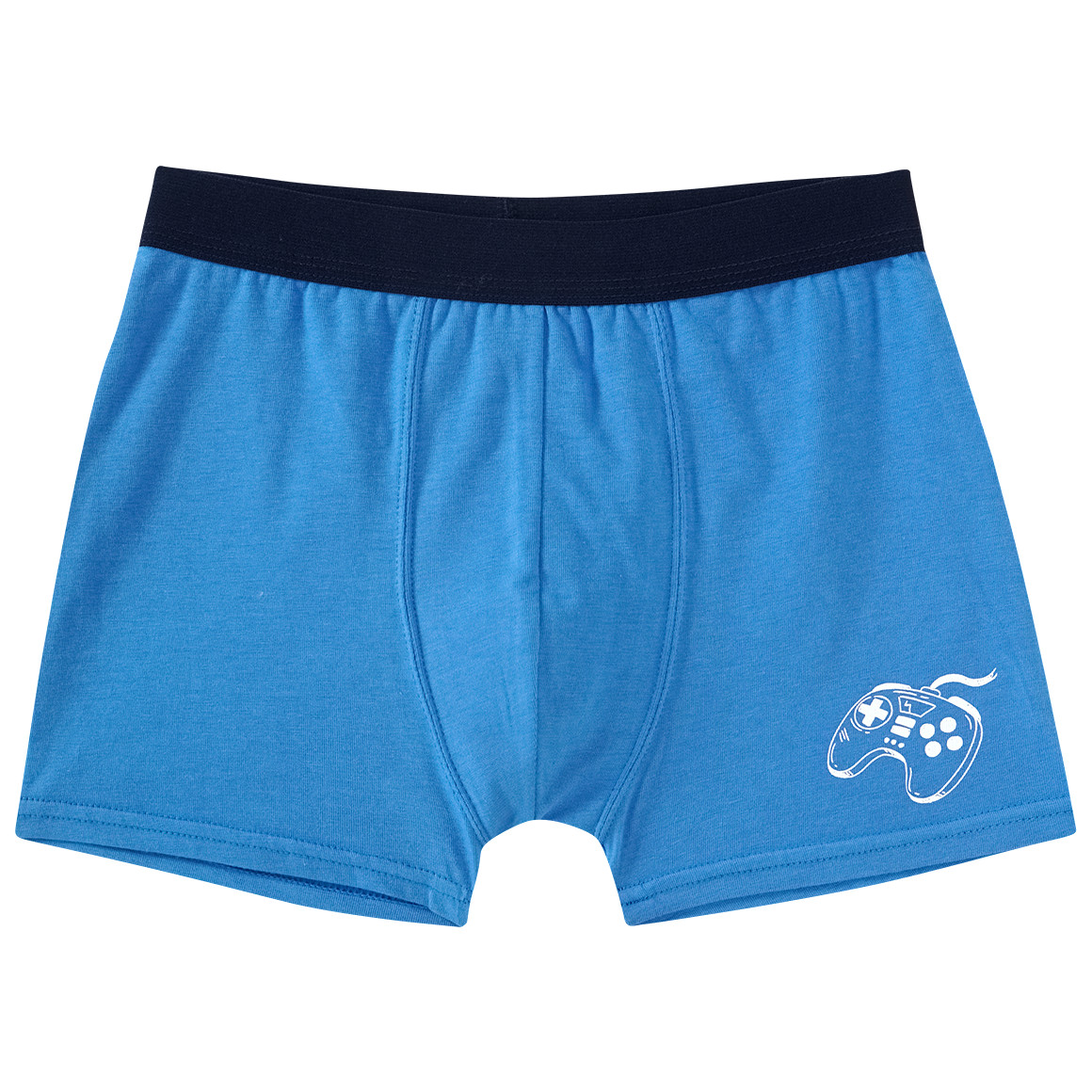 Famy 3 Jungen Boxer in verschiedenen Dessins dunkelblau / blau / grün