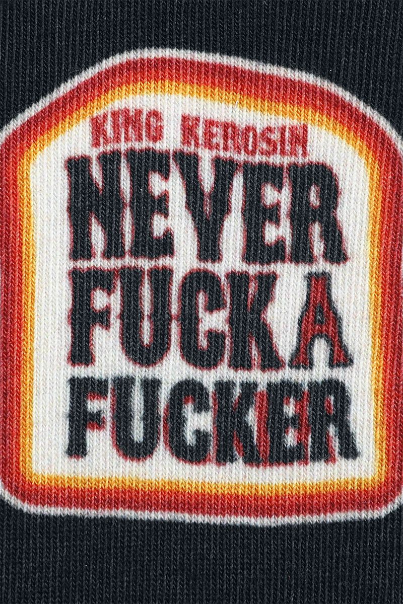 Never Fuck A Fucker Socks | King Kerosin Chaussettes