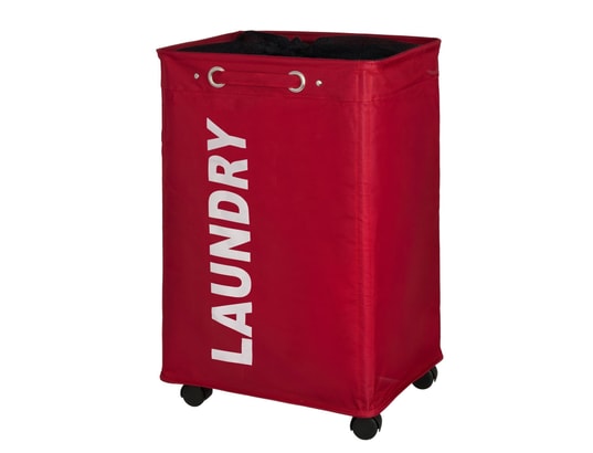 WENKO - Panier à linge corno 79 l. - rouge