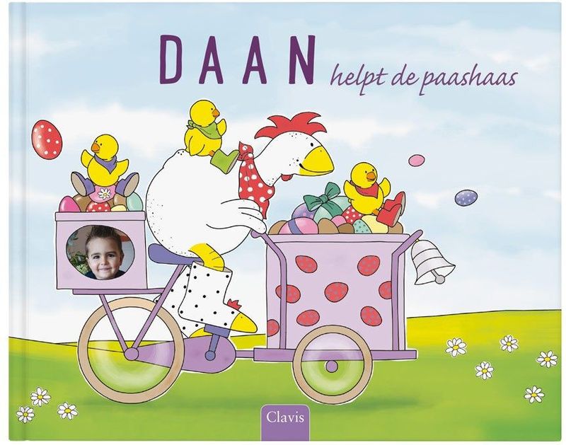 Boek met naam - Samen de paashaas helpen - Softcover