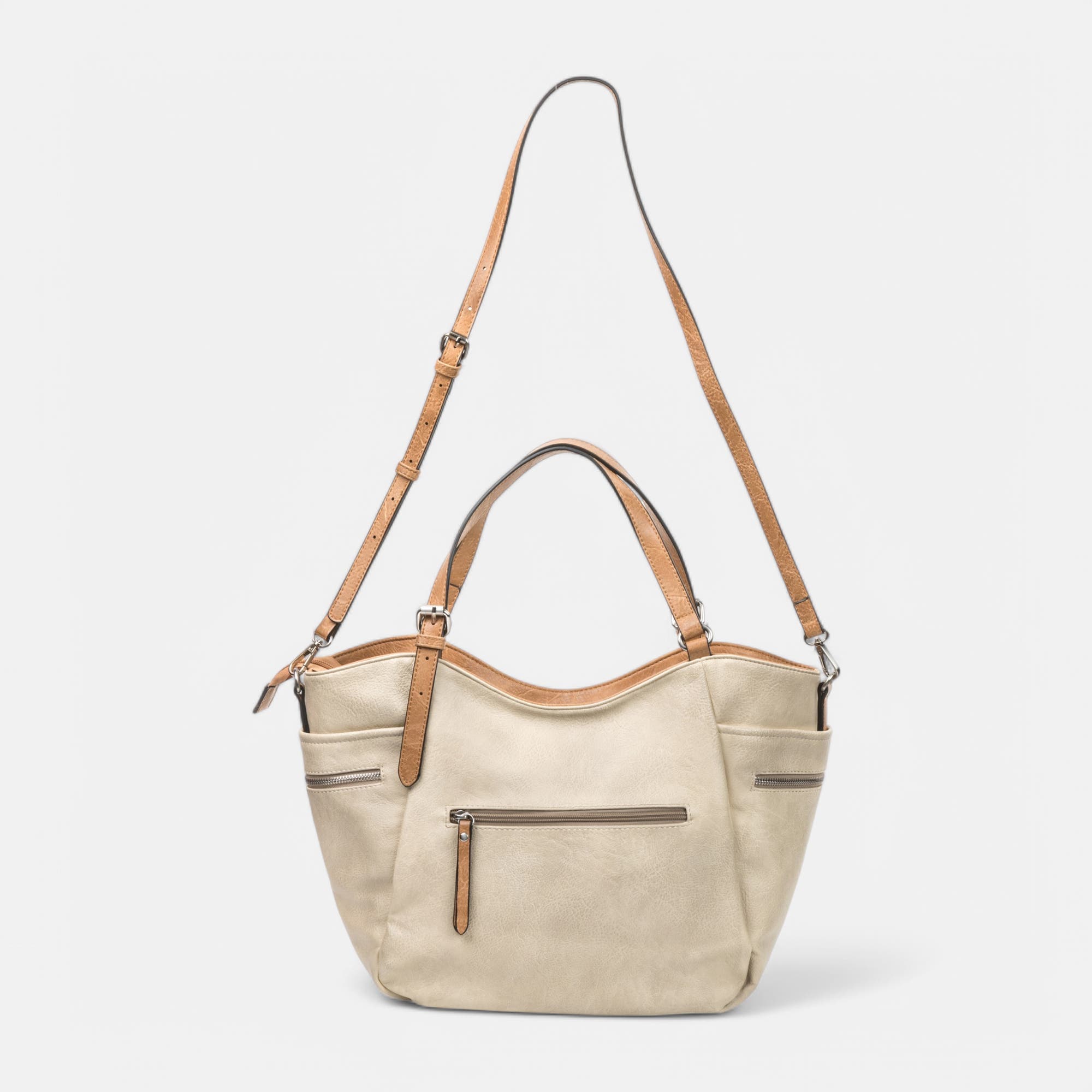 Sac à main beige