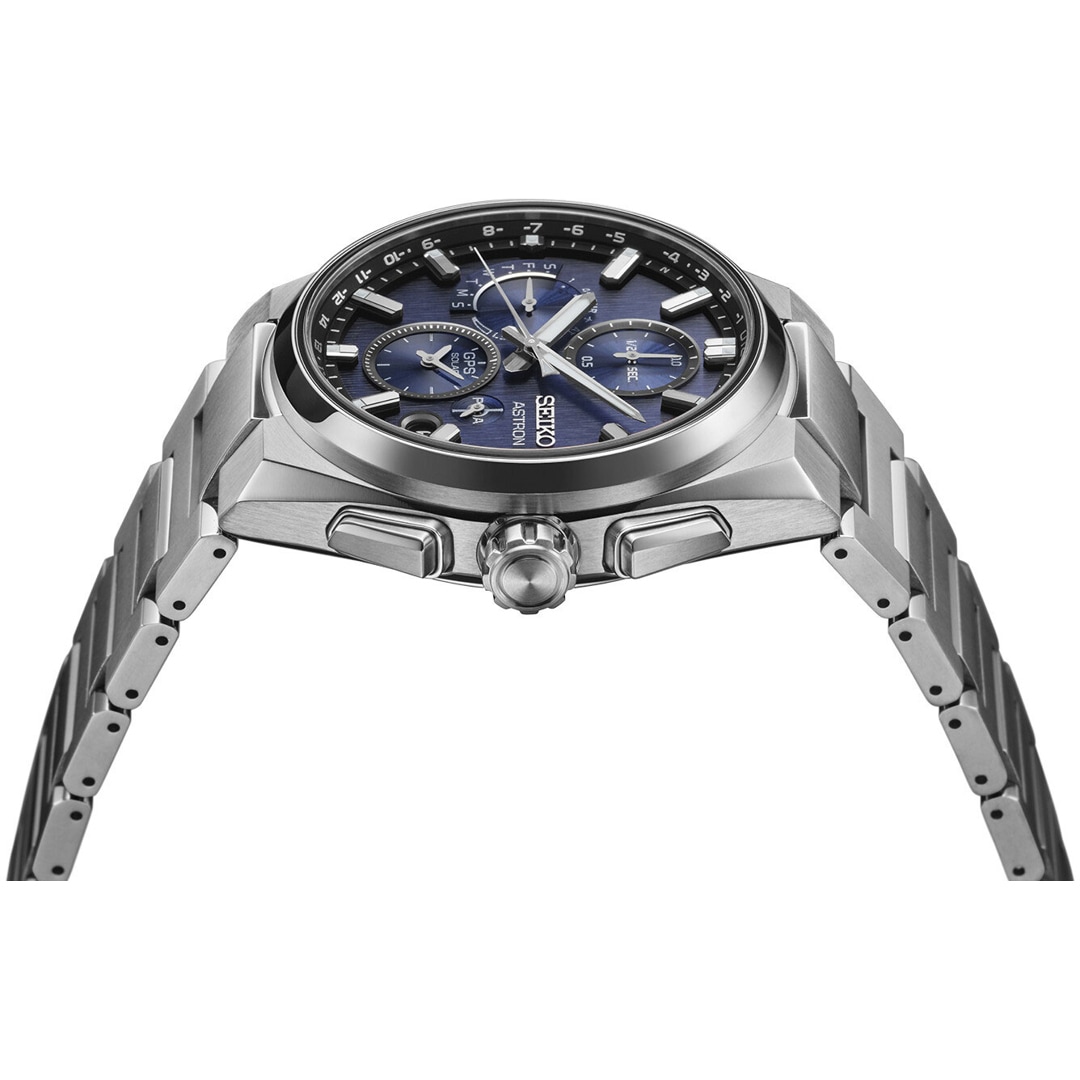 Seiko Astron 5X GPS Solar Dual Time Chronograph 42mm
