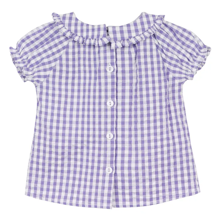 Arsène et Les Pipelettes Blouse Ferren Coton Bio | Violet