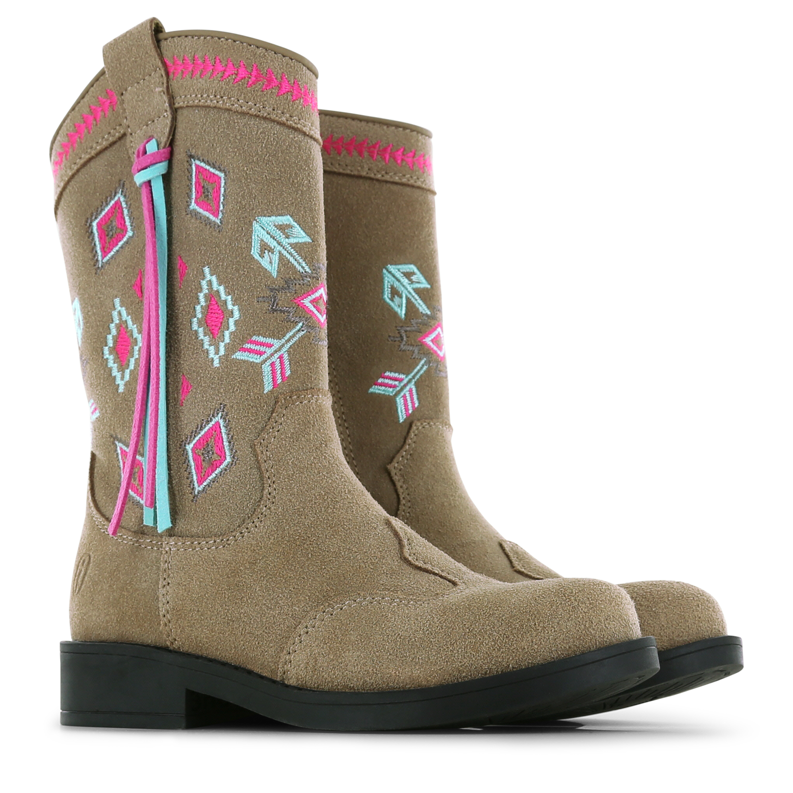 Shoesme Westernstiefel cognac mit Teddyfutter