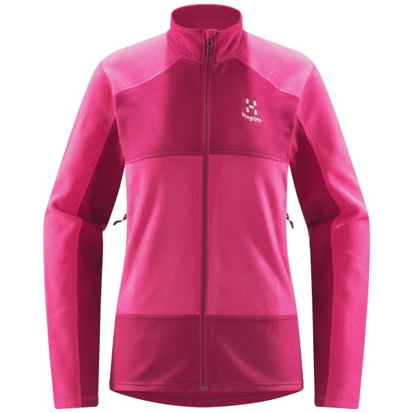 Veste polaire randonnée HAGLÖFS BUTEO MID JACKET W ULTRA PINK/DEEP PINK