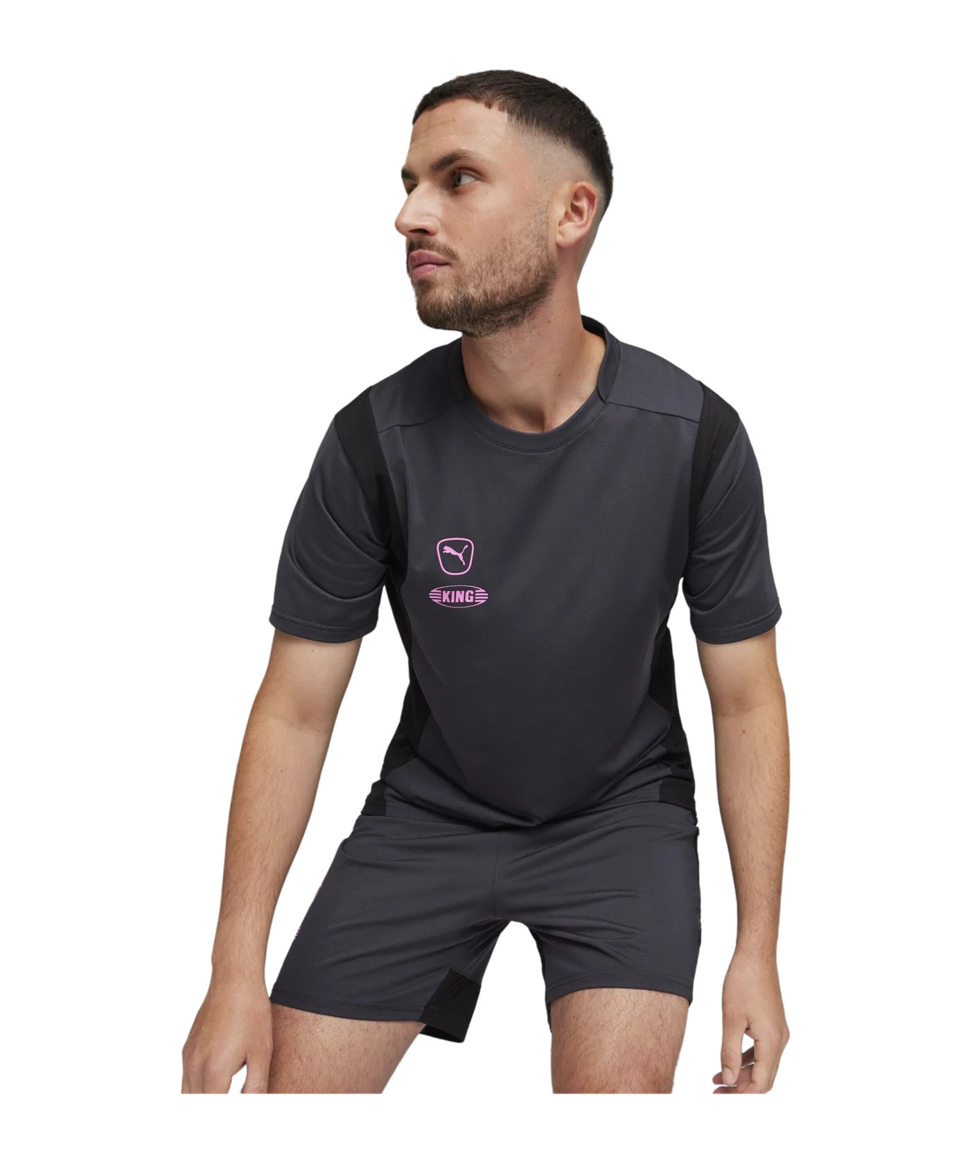 PUMA KING Pro Trikot Grau Schwarz F05