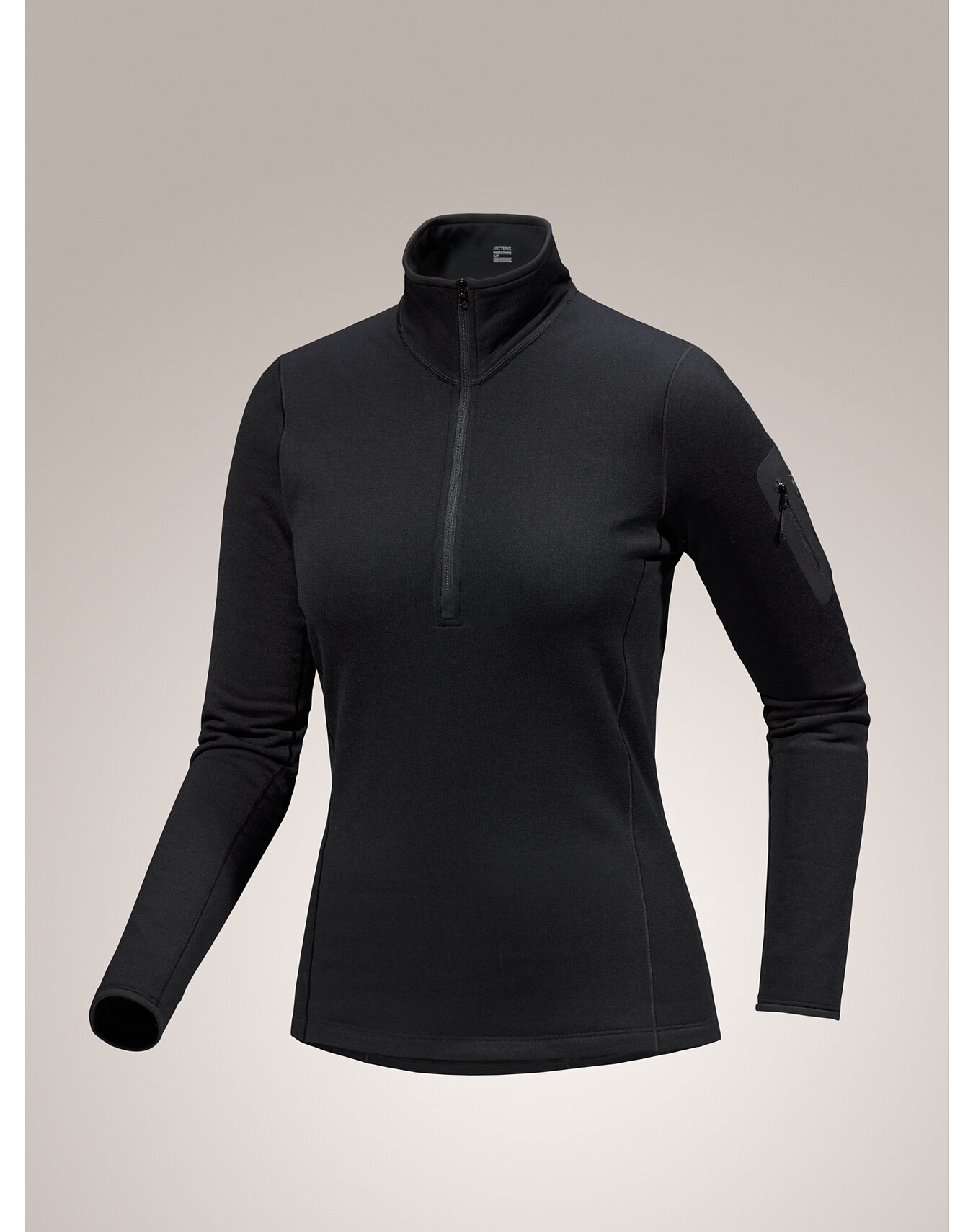 Arcteryx Kyanite BL Zipneck Womens Black