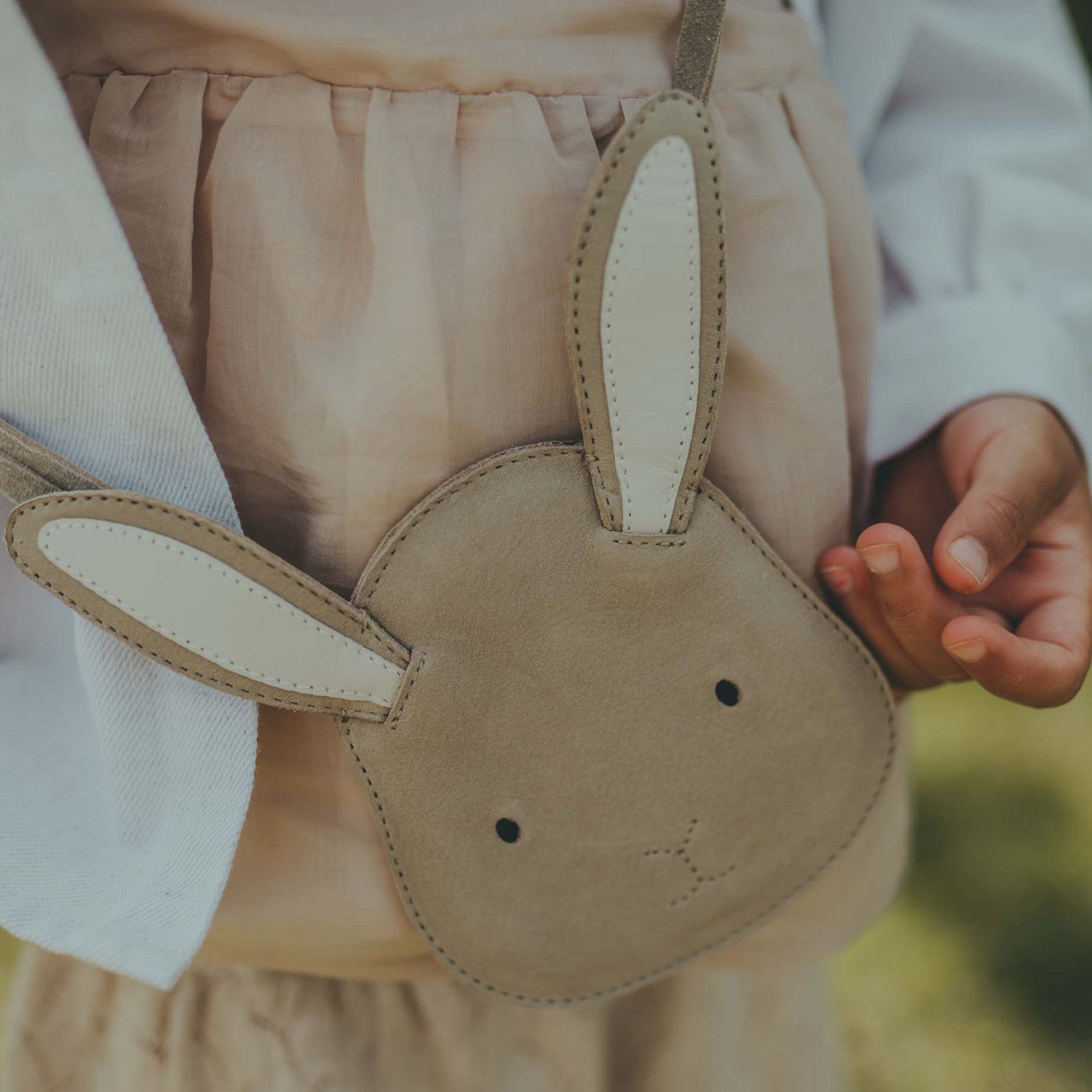 Tasche Britta Bunny Taupe Nubuck