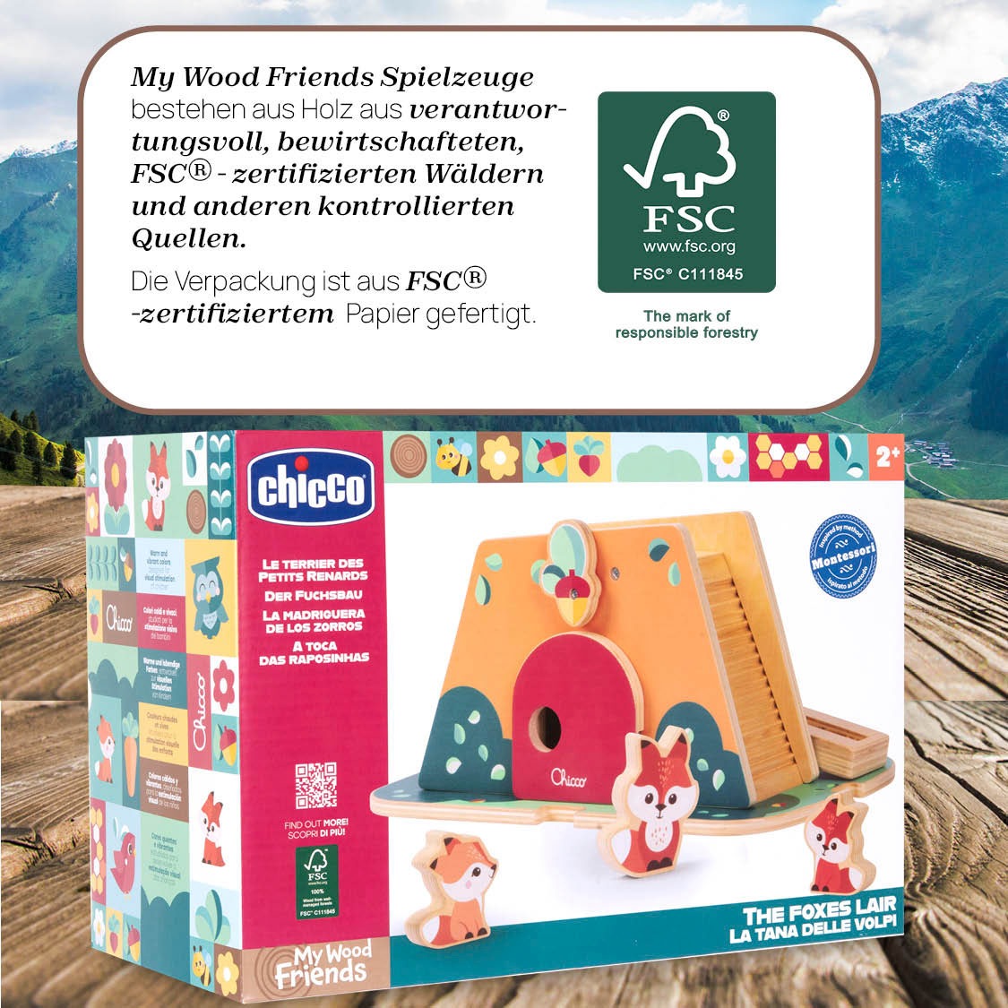 Chicco Spielwelt »My Woods Friends - Der Fuchsbau«