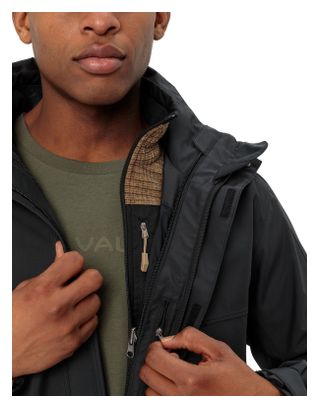 Parka 3-en-1 Vaude Idris III Noir/Beige