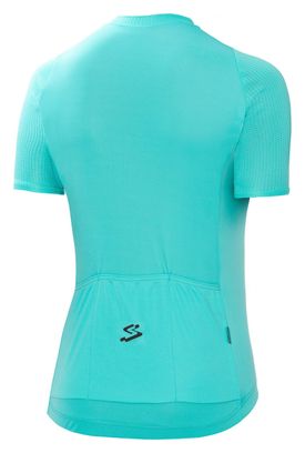 Maillot Manches Courtes Femme Spiuk Anatomic Bleu Turquoise
