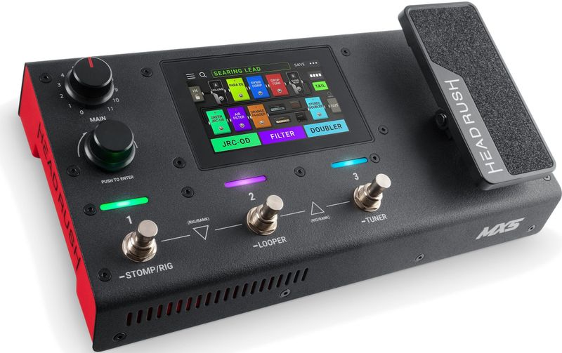 HeadRush MX5 - Gitaarversterker & FX Modeling Processor met 4 inch Touch Display, Expressiepedaal, Looper & USB Audio Interface voor gitaristen en bassisten