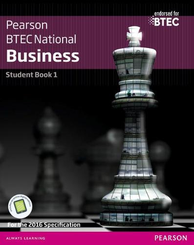 BTEC Nationals Business Student Book 1 + Activebook: For the 2016 specifications - BTEC Nationals Business 2016 (Multiple items)